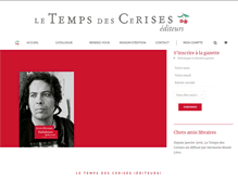 Tablet Screenshot of letempsdescerises.net